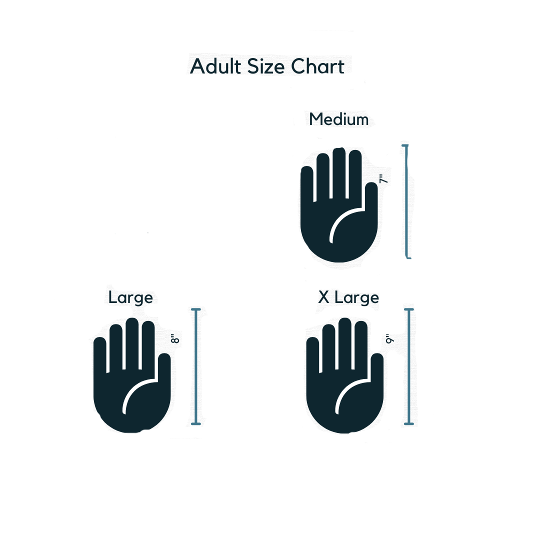 adult size chart